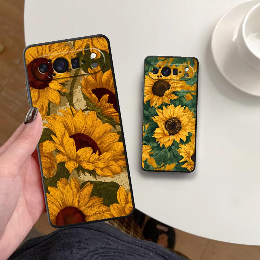 Google Pixel 9 Pro - ひまわり海 Funda 電話カバーケース Google Pixel 10A