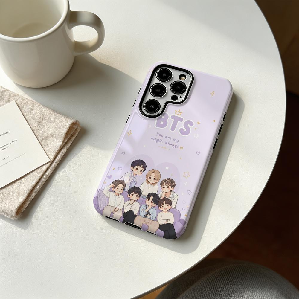 クールな防弾BTSボーイズデザインのスマホケース、サムスンギ - Samsung Galaxy S25 のレビューと価格