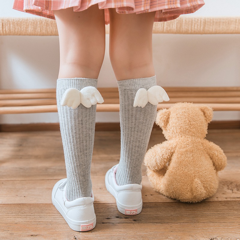 赤ちゃんと女の子のための天使の翼が付いた柔らかい綿の靴下,2 - Baby Sock Oximeter のレビューと価格